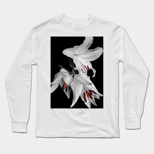 White Lilies Long Sleeve T-Shirt